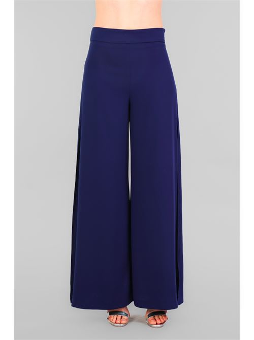 Pantalone palazzo in cady Love To Love by Gai Mattiolo | LV1961BLU